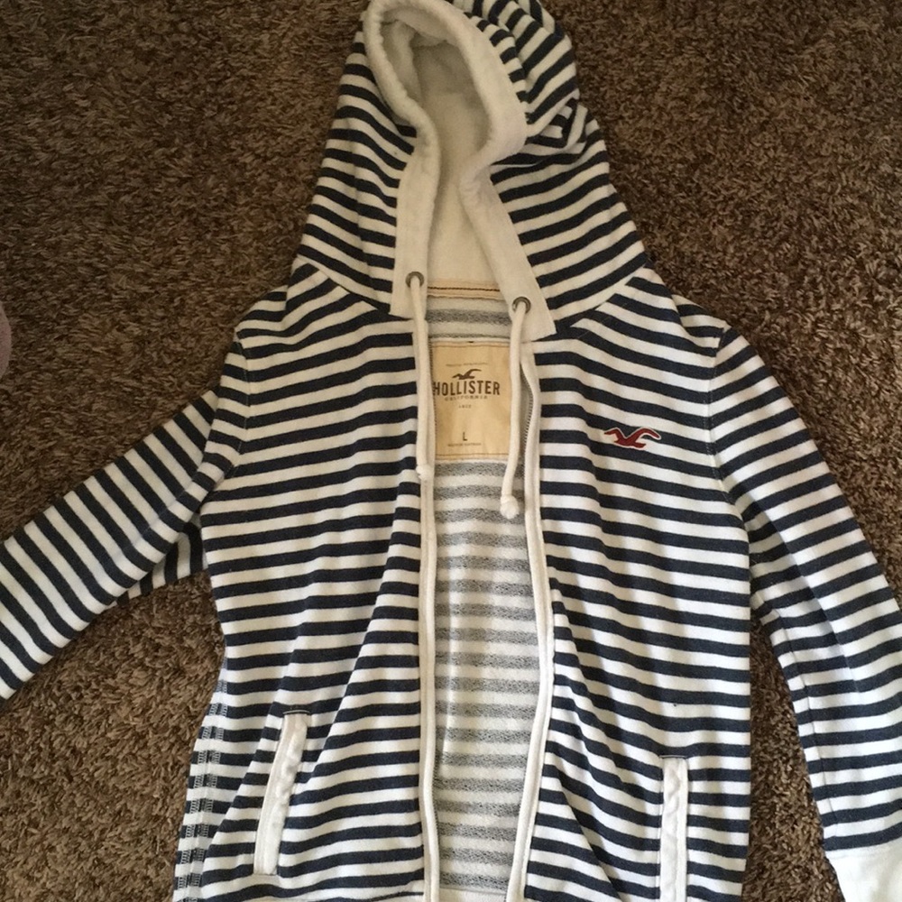 Hollister zip up hoodie